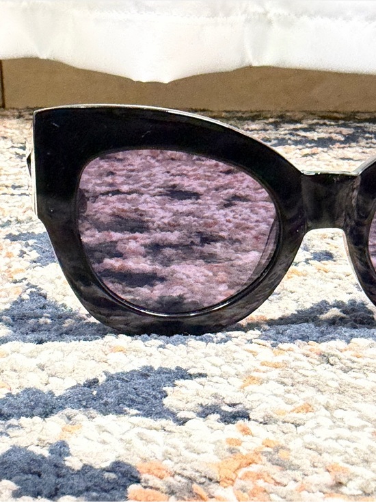 Karen Walker ‘Northern Lights’ Cat-Eye Sunglasses in Black w/ Case main image 9